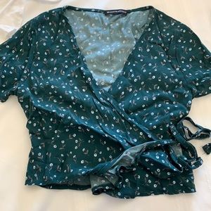 Brandy Melville wrap shirt